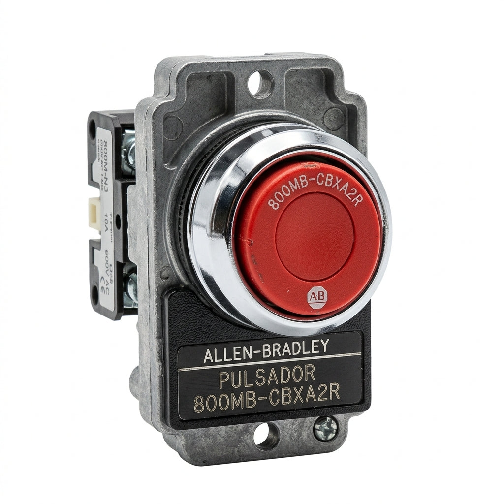 ALLEN-BRADLEY 800MB-CBXA2R BOTONES PULSADORES BOTONERAS Y ACCESORIOS