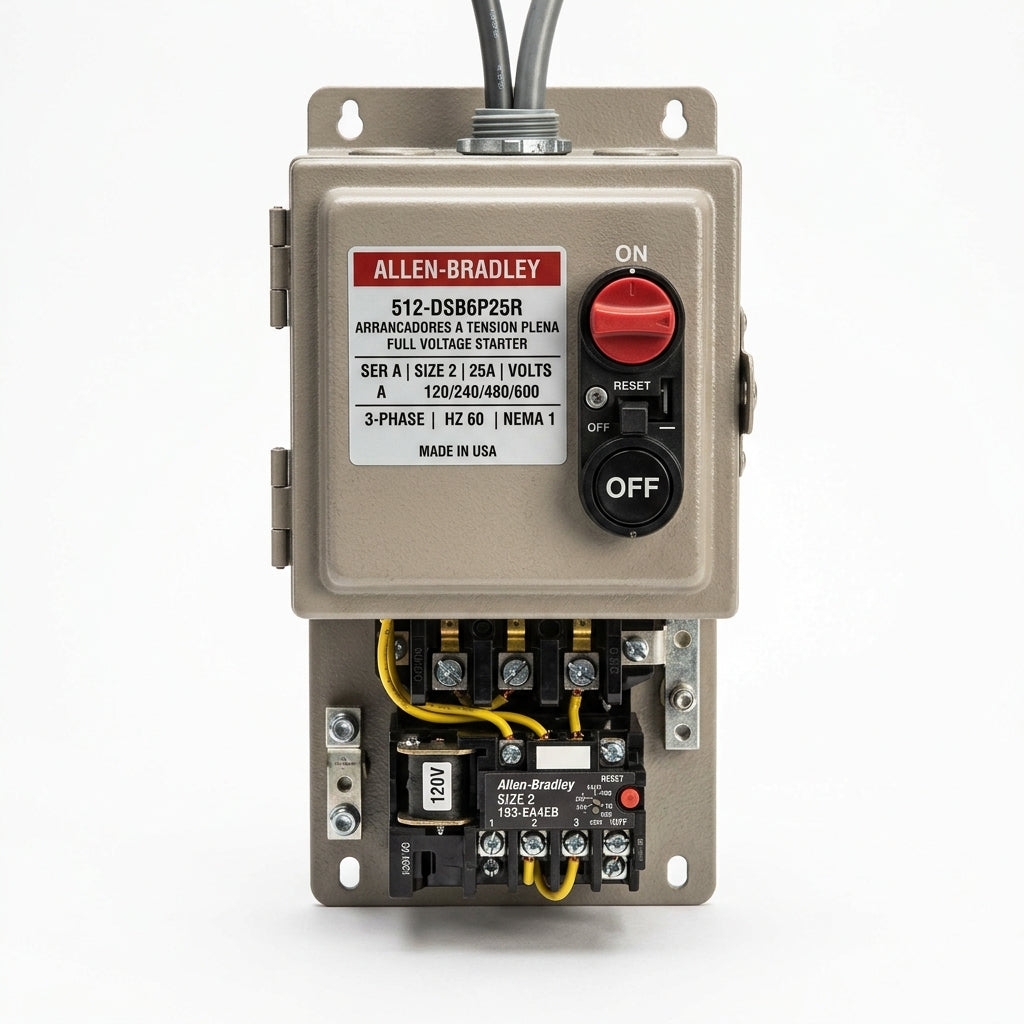 ALLEN-BRADLEY 512-DSB6P25R ARRANCADORES A TENSION PLENA