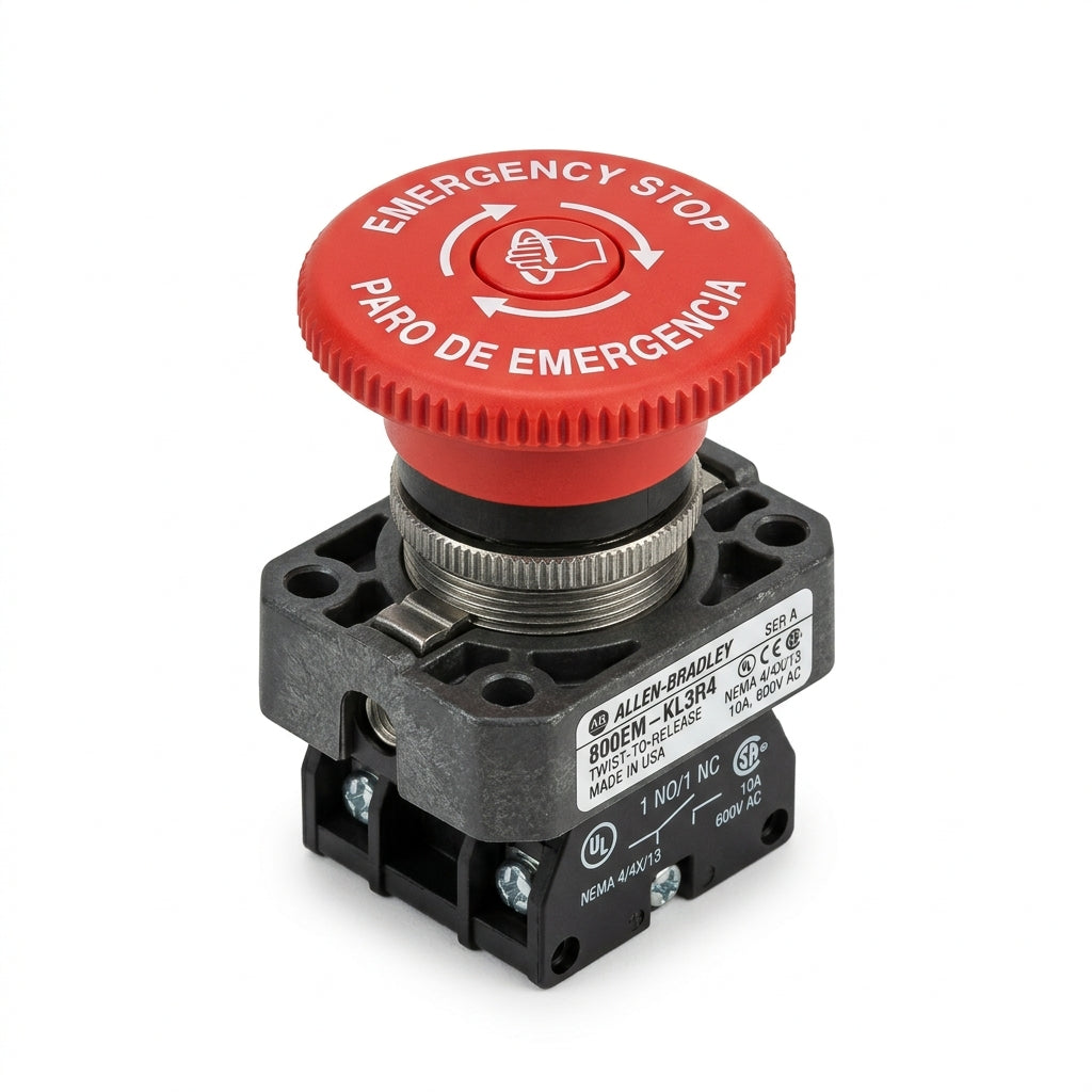 ALLEN-BRADLEY 800EM-KL3R4 BOTONES PULSADORES BOTONERAS