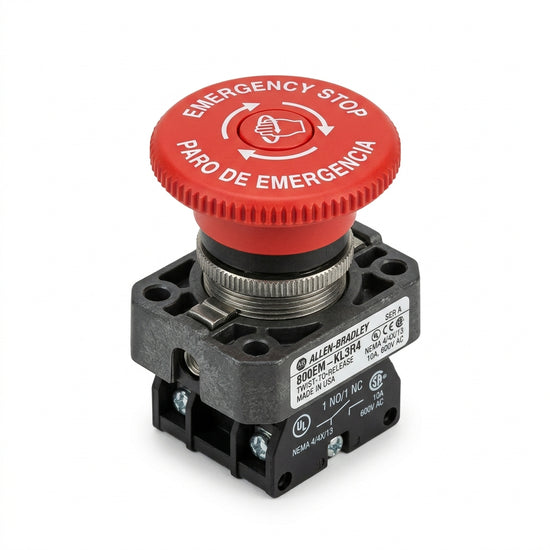ALLEN-BRADLEY 800EM-KL3R4 BOTONES PULSADORES BOTONERAS