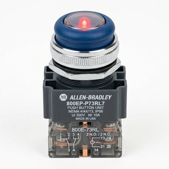 ALLEN-BRADLEY 800EP-P73RL7 BOTONES PULSADORES BOTONERAS Y ACCESORIOS