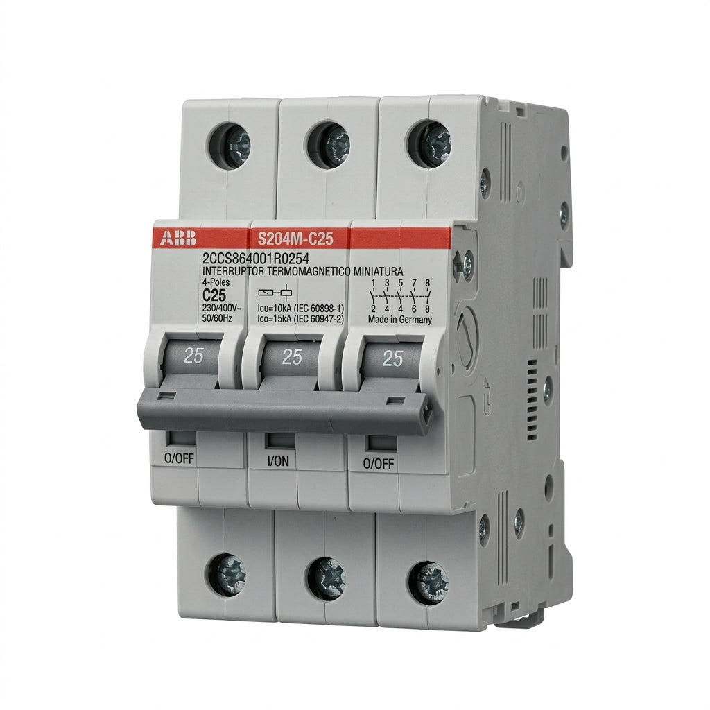 ABB 2CCS864001R0254 INTERRUPTORES TERMOMAGNETICOS MINIATURA RIEL DIN