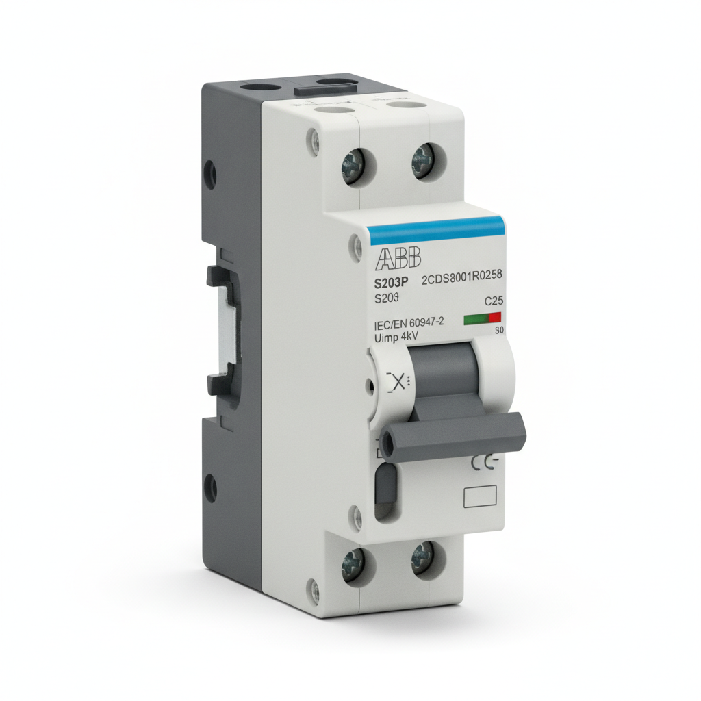 ABB 2CDS283001R0258 INTERRUPTORES TERMOMAGNETICOS MINIATURA RIEL DIN