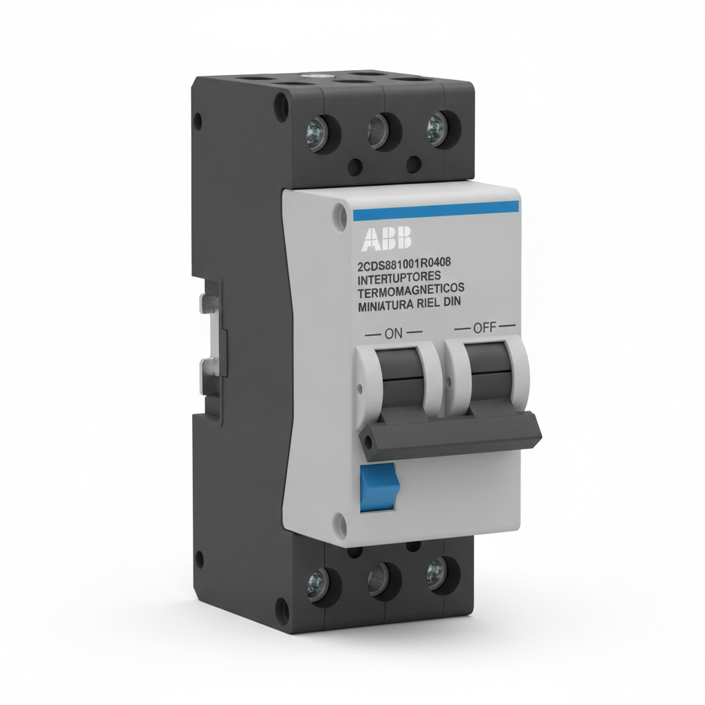 ABB 2CDS281001R0408 INTERRUPTORES TERMOMAGNETICOS MINIATURA RIEL DIN