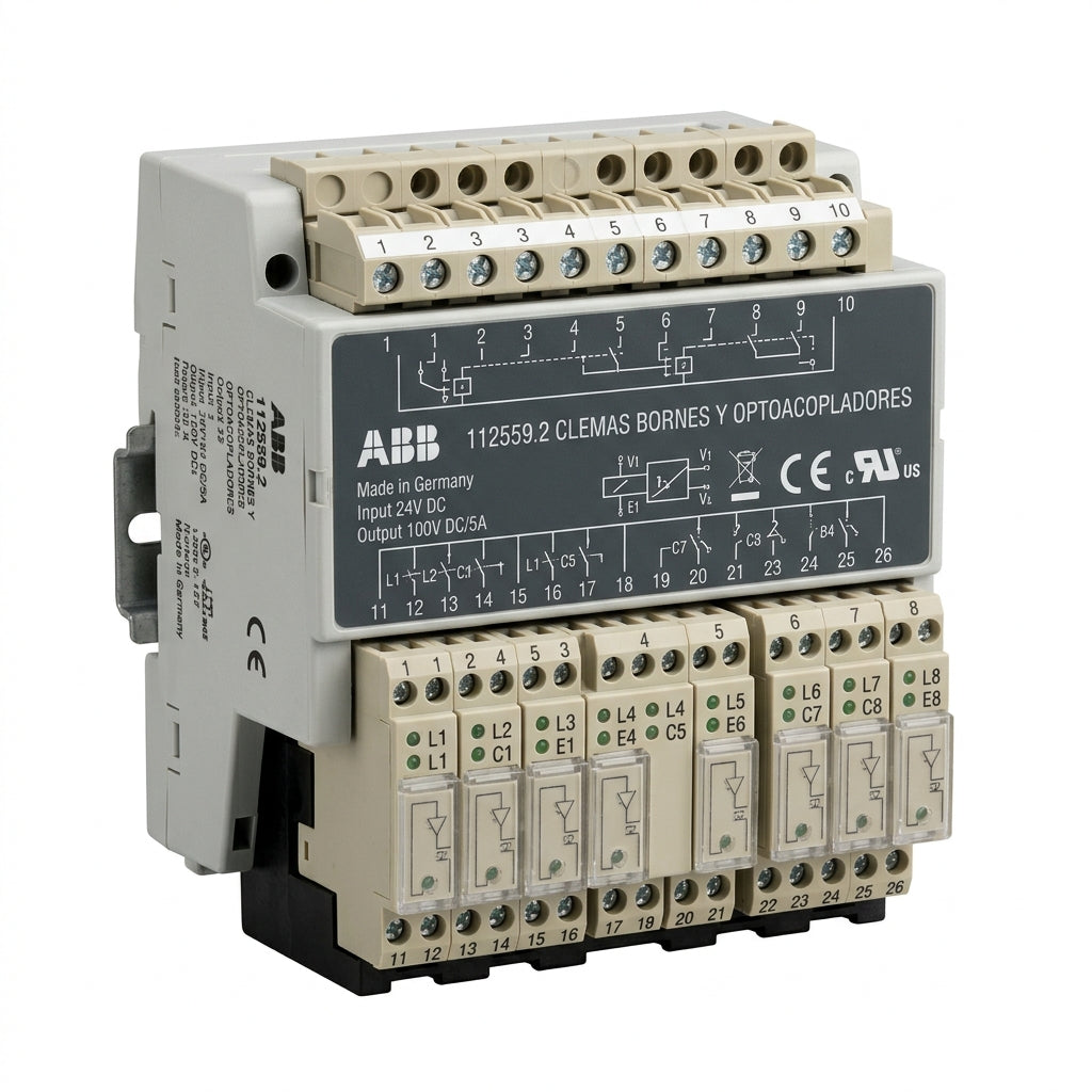 ABB 112559.2 CLEMAS BORNES Y OPTOACOPLADORES