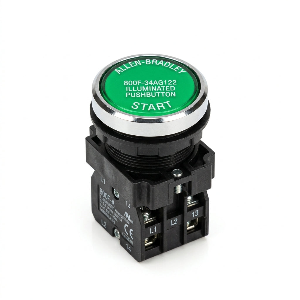 ALLEN-BRADLEY 800F-34AG122 BOTONES PULSADORES BOTONERAS Y ACCESORIOS