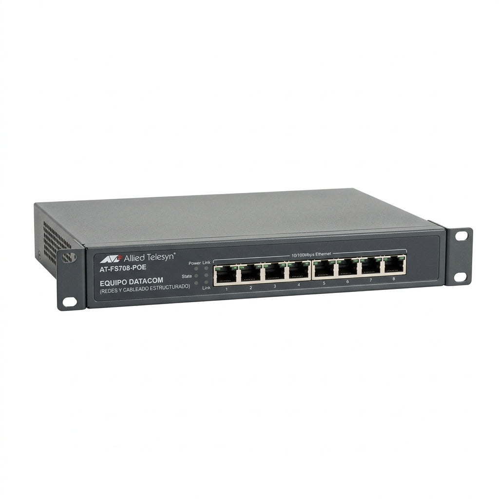 ALLIED-TELESYN AT-FS708-POE-10-SB-3 EQUIPO DATACOM (REDES Y CABLEADO ESTRUCTURADO)