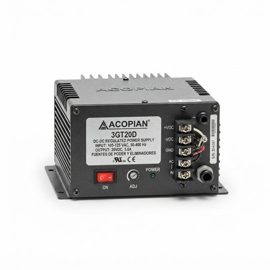 ACOPIAN 3GT20D FUENTES DE PODER Y ELIMINADORES
