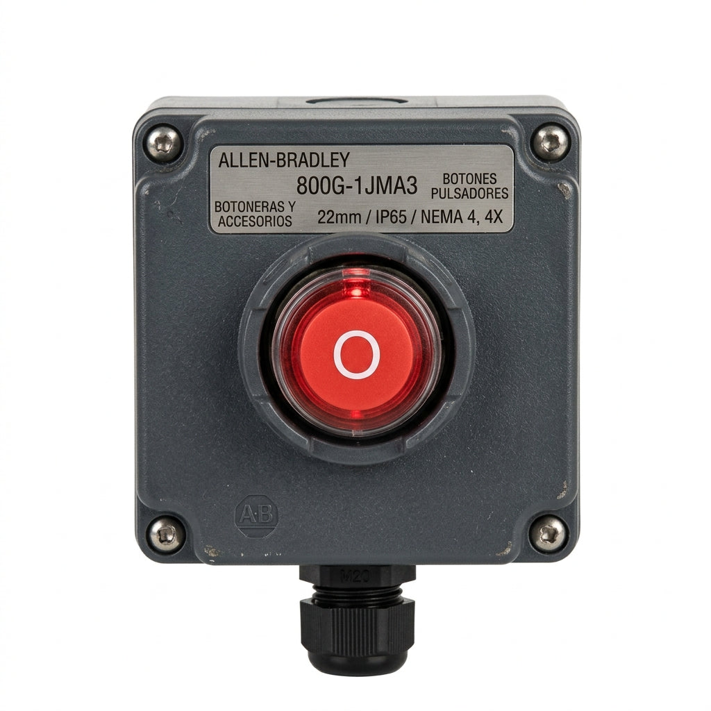 ALLEN-BRADLEY 800G-1JMA3 BOTONES PULSADORES BOTONERAS Y ACCESORIOS