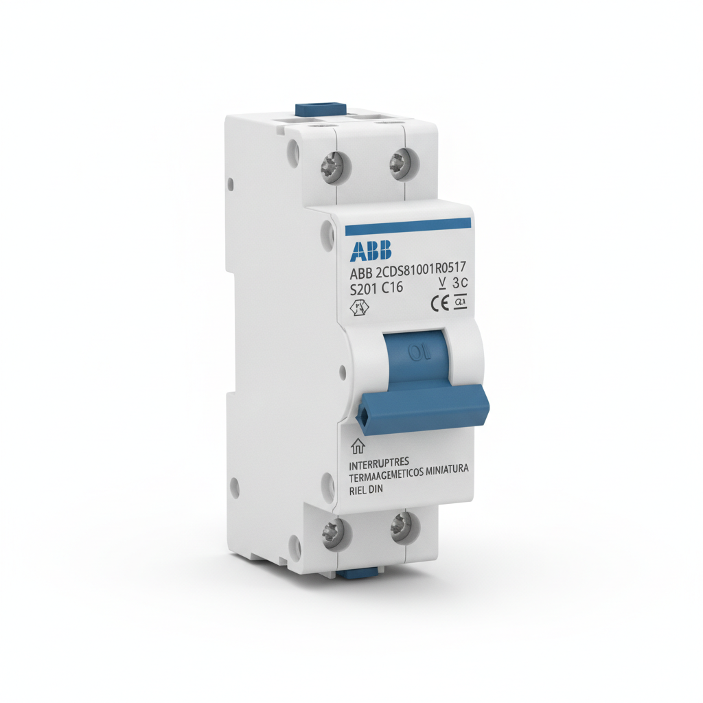ABB 2CDS281001R0517 INTERRUPTORES TERMOMAGNETICOS MINIATURA RIEL DIN
