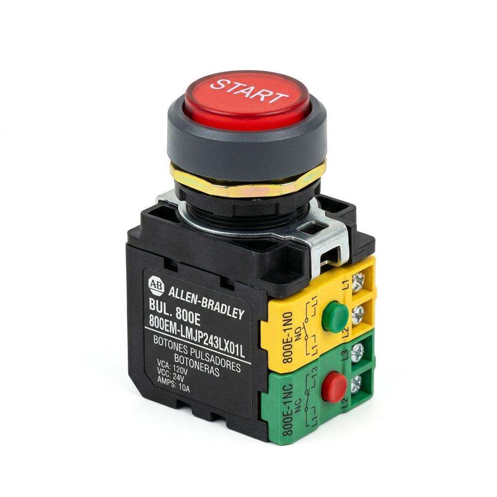 ALLEN-BRADLEY 800EM-LMJP243LX01L BOTONES PULSADORES BOTONERAS