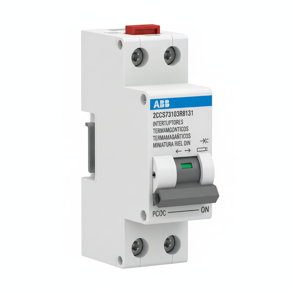 ABB 2CCS573103R8131 INTERRUPTORES TERMOMAGNETICOS MINIATURA RIEL DIN