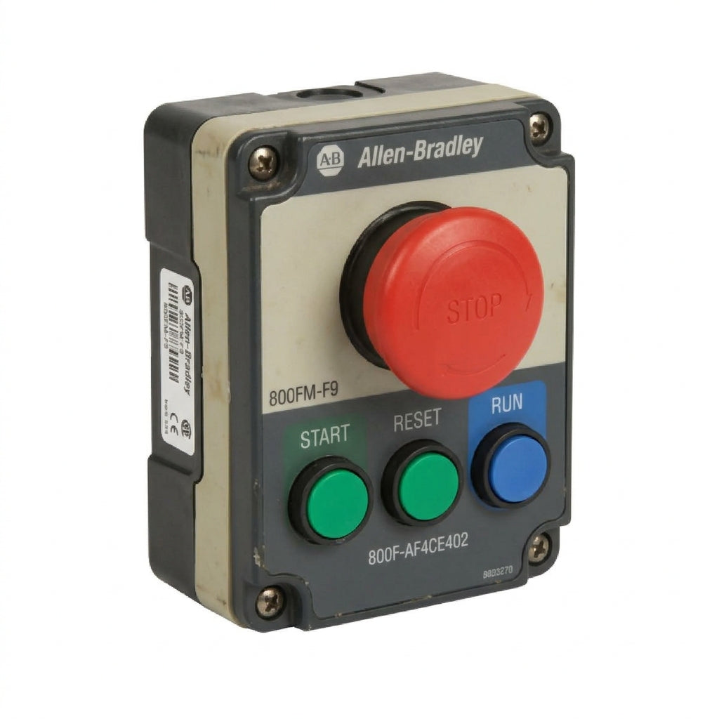 ALLEN-BRADLEY 800FM-F9 + 800F-AF4CE402 BOTONES PULSADORES BOTONERAS
