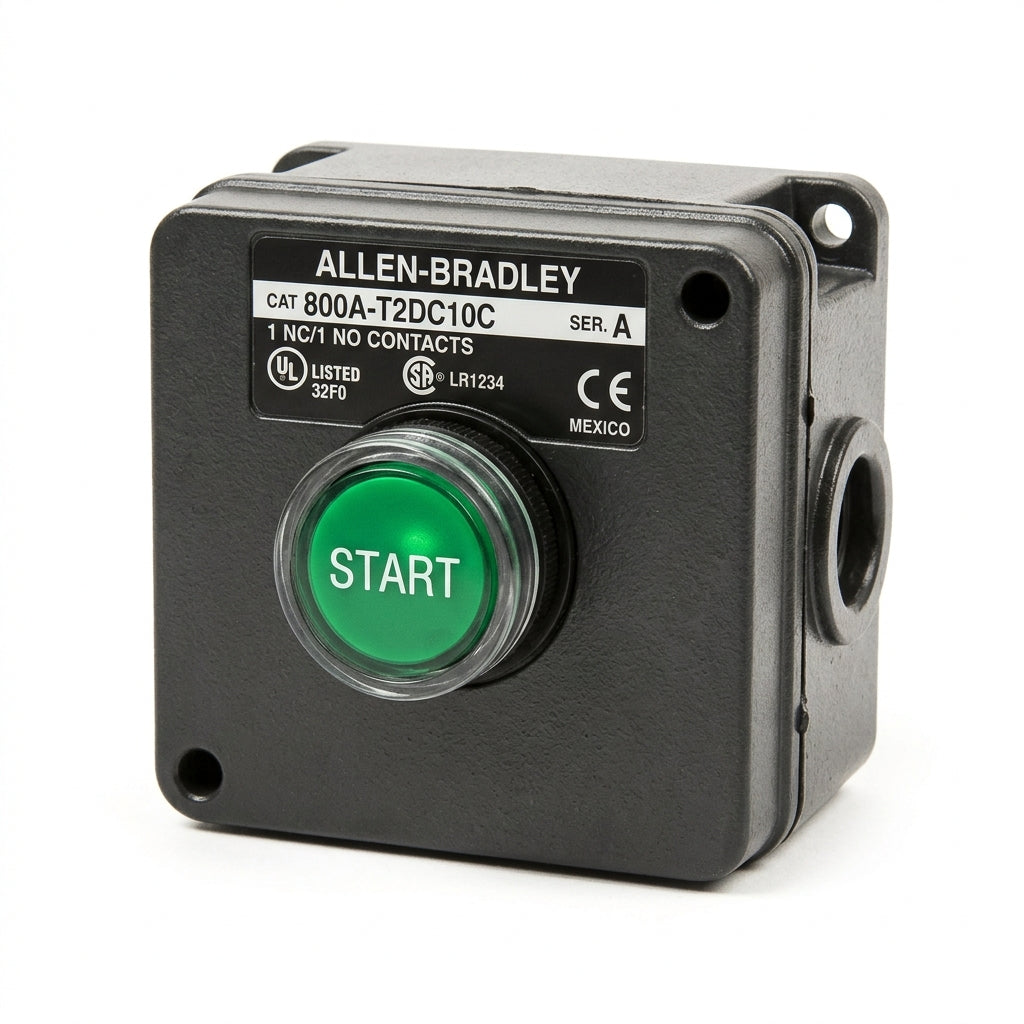 ALLEN-BRADLEY 800A-T2DC10C BOTONES PULSADORES BOTONERAS Y ACCESORIOS