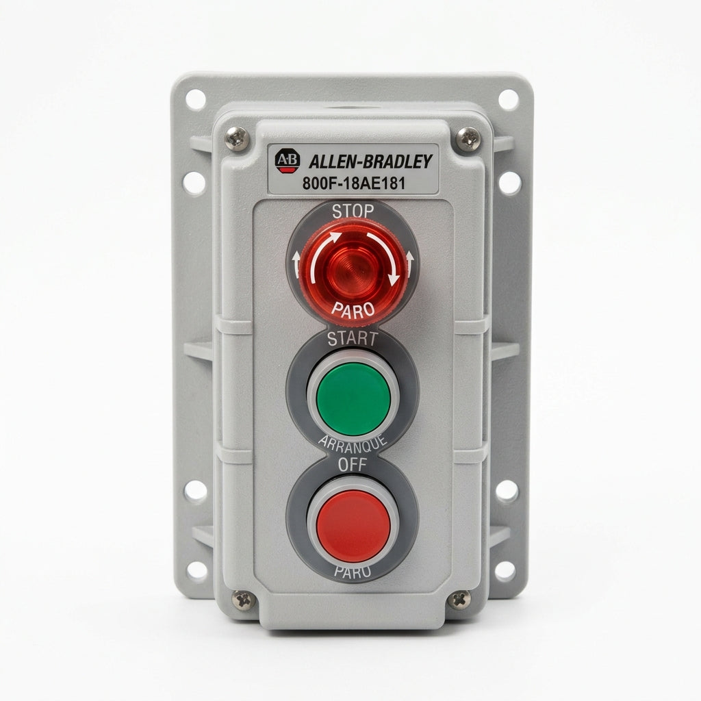 ALLEN-BRADLEY 800F-18AE181 BOTONES PULSADORES BOTONERAS Y ACCESORIOS