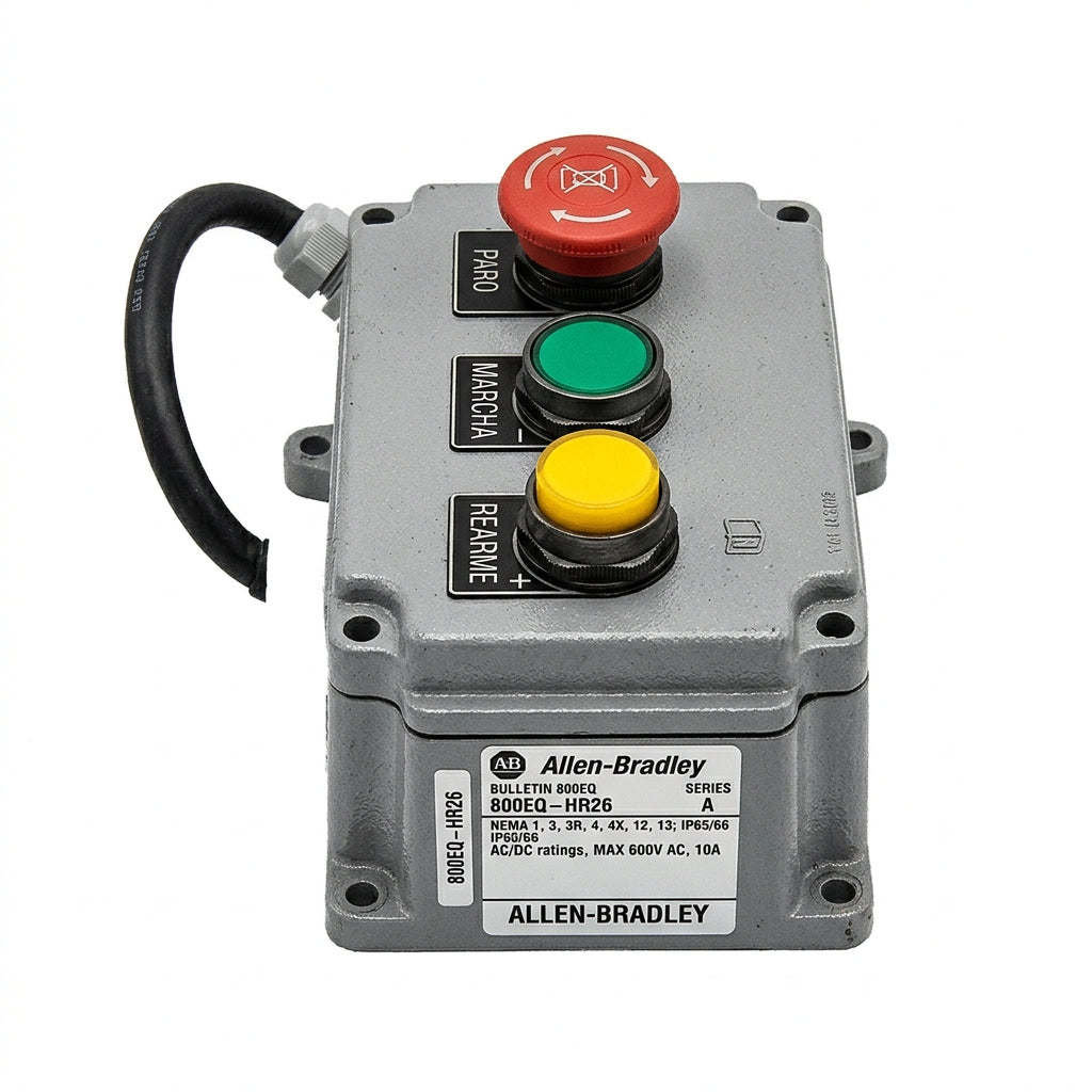 ALLEN-BRADLEY 800EQ-HR26 BOTONES PULSADORES BOTONERAS