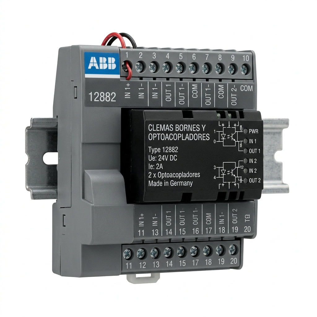 ABB 12882 CLEMAS BORNES Y OPTOACOPLADORES