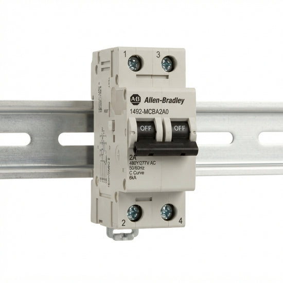 ALLEN-BRADLEY 1492-MCBA2A0 INTERRUPTORES TERMOMAGNETICOS MINIATURA RIEL DIN
