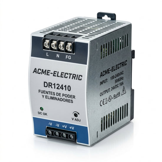 ACME-ELECTRIC DR12410 FUENTES DE PODER Y ELIMINADORES