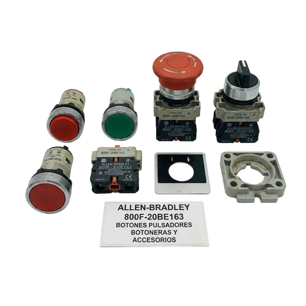 ALLEN-BRADLEY 800F-20BE163 BOTONES PULSADORES BOTONERAS Y ACCESORIOS