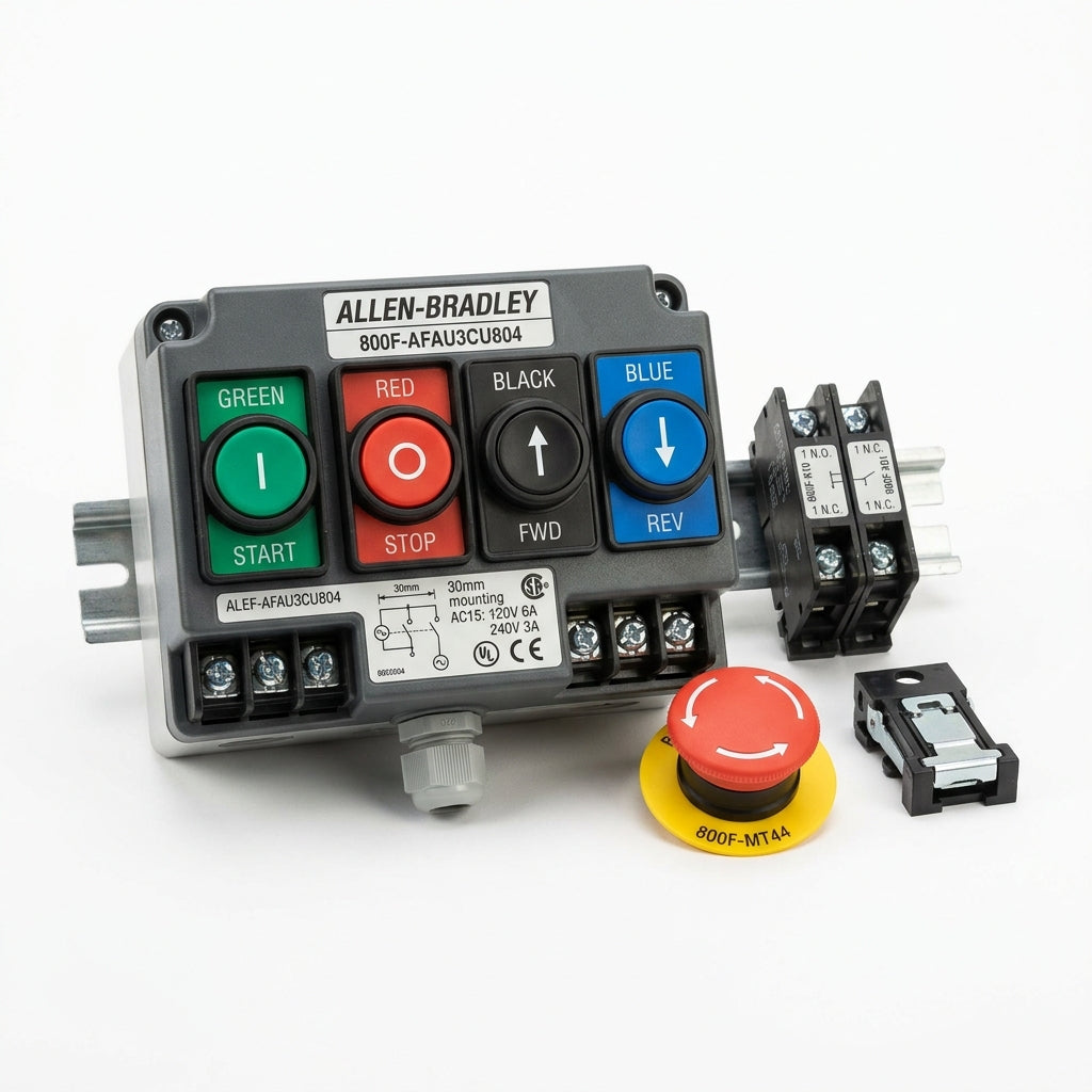 ALLEN-BRADLEY 800F-AFAU3CU804 BOTONES PULSADORES BOTONERAS Y ACCESORIOS
