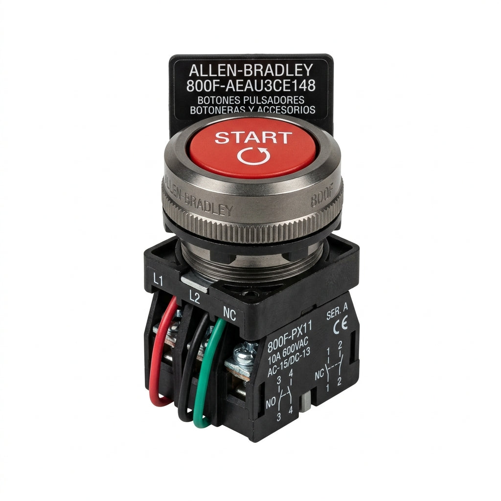 ALLEN-BRADLEY 800F-AEAU3CE148 BOTONES PULSADORES BOTONERAS Y ACCESORIOS