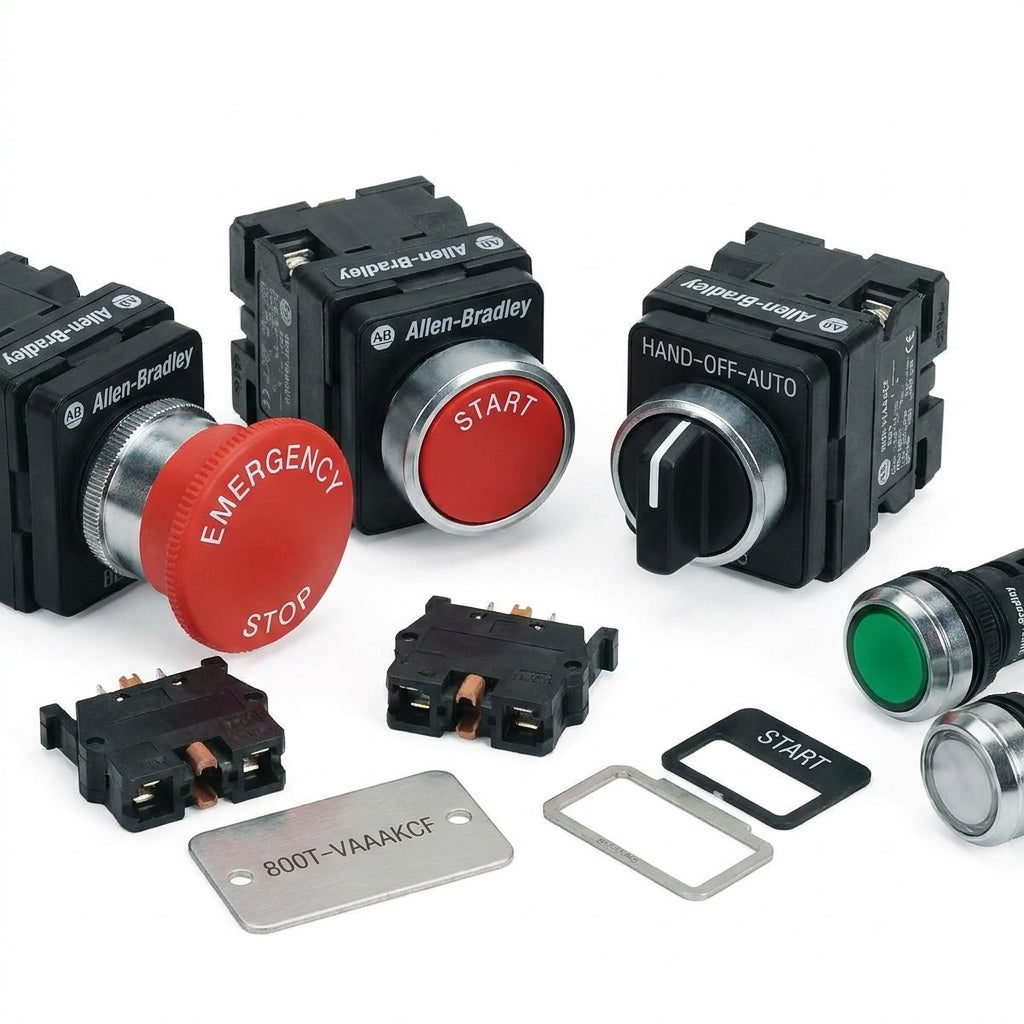 ALLEN-BRADLEY 800T-VAAAKCF BOTONES PULSADORES BOTONERAS Y ACCESORIOS