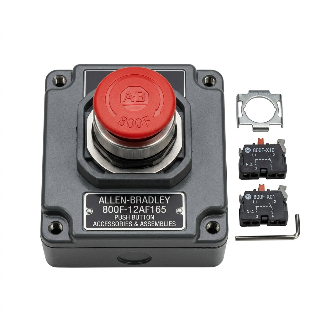 ALLEN-BRADLEY 800F-12AF165 BOTONES PULSADORES BOTONERAS Y ACCESORIOS