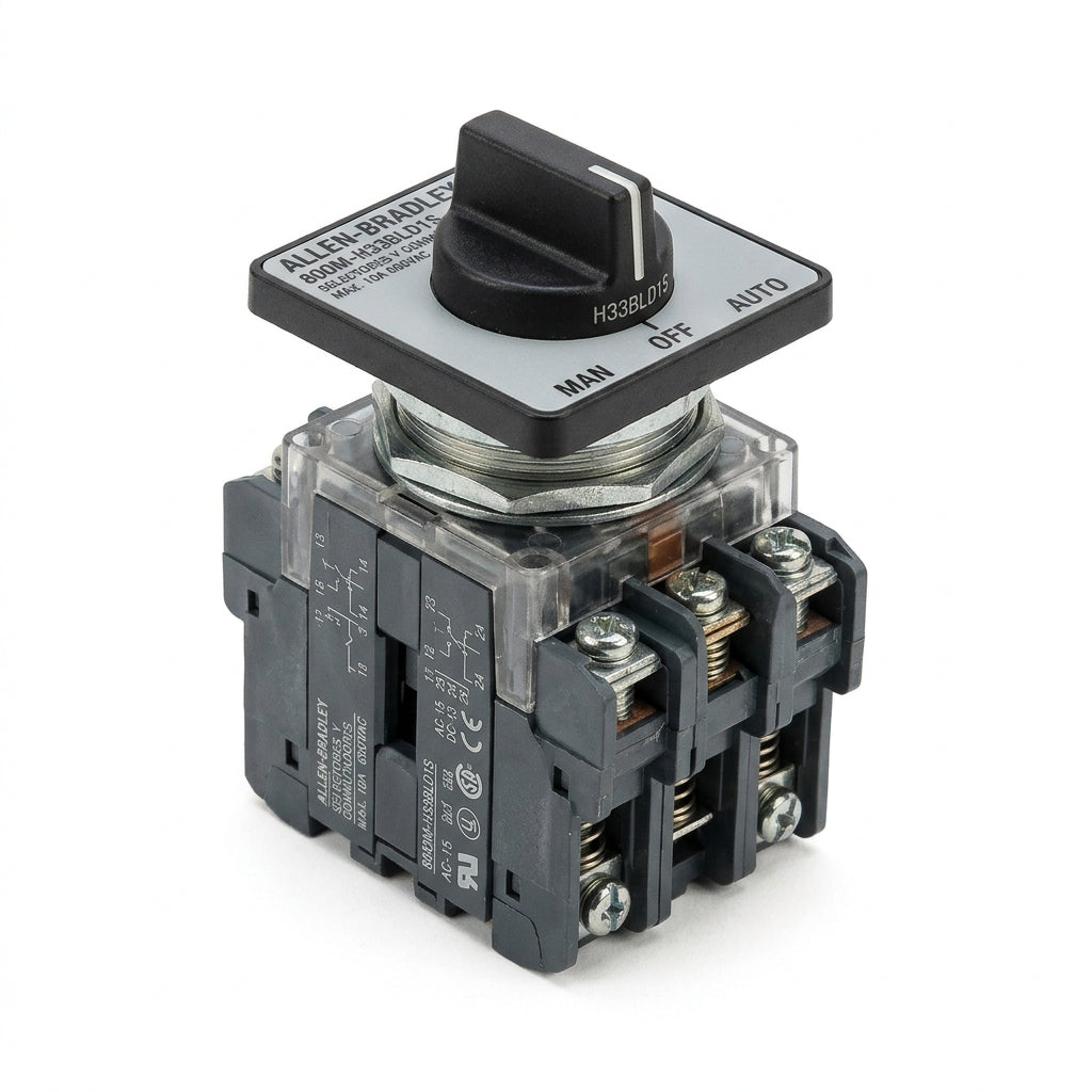 ALLEN-BRADLEY 800MS-H33BLD1S SELECTORES Y CONMUTADORES DE FASE - LEVAS