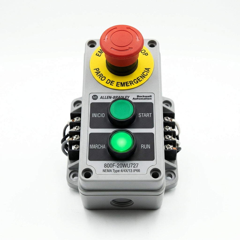 ALLEN-BRADLEY 800F-20WU727 BOTONES PULSADORES BOTONERAS Y ACCESORIOS
