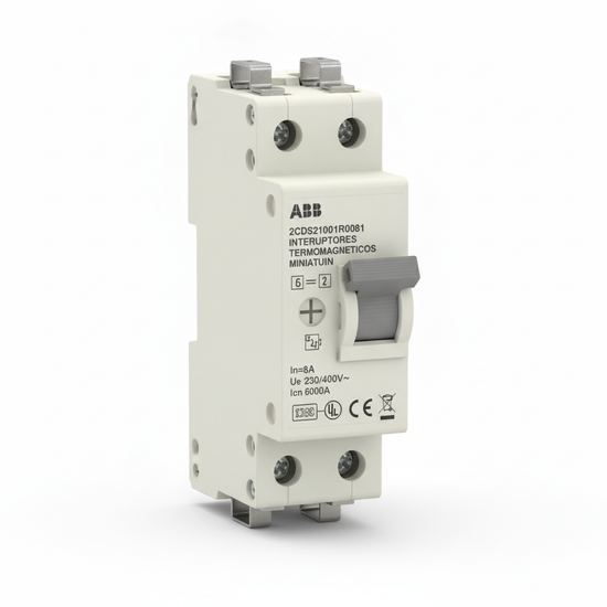 ABB 2CDS271001R0081 INTERRUPTORES TERMOMAGNETICOS MINIATURA RIEL DIN