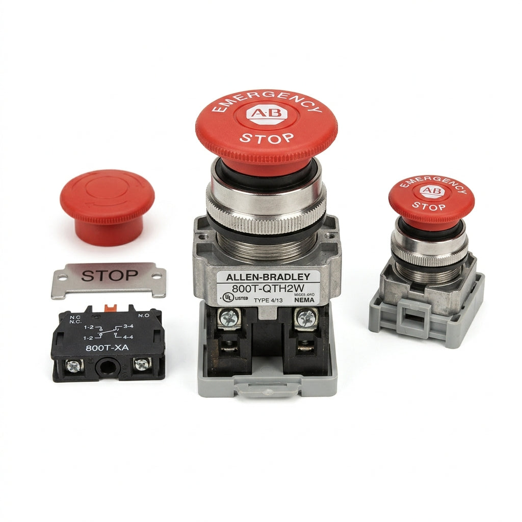 ALLEN-BRADLEY 800T-QTH2W BOTONES PULSADORES BOTONERAS Y ACCESORIOS