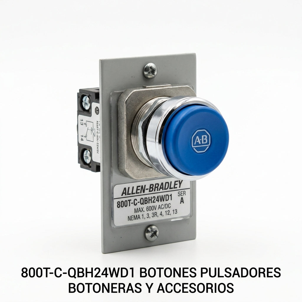 ALLEN-BRADLEY 800T-C-QBH24WD1 BOTONES PULSADORES BOTONERAS Y ACCESORIOS