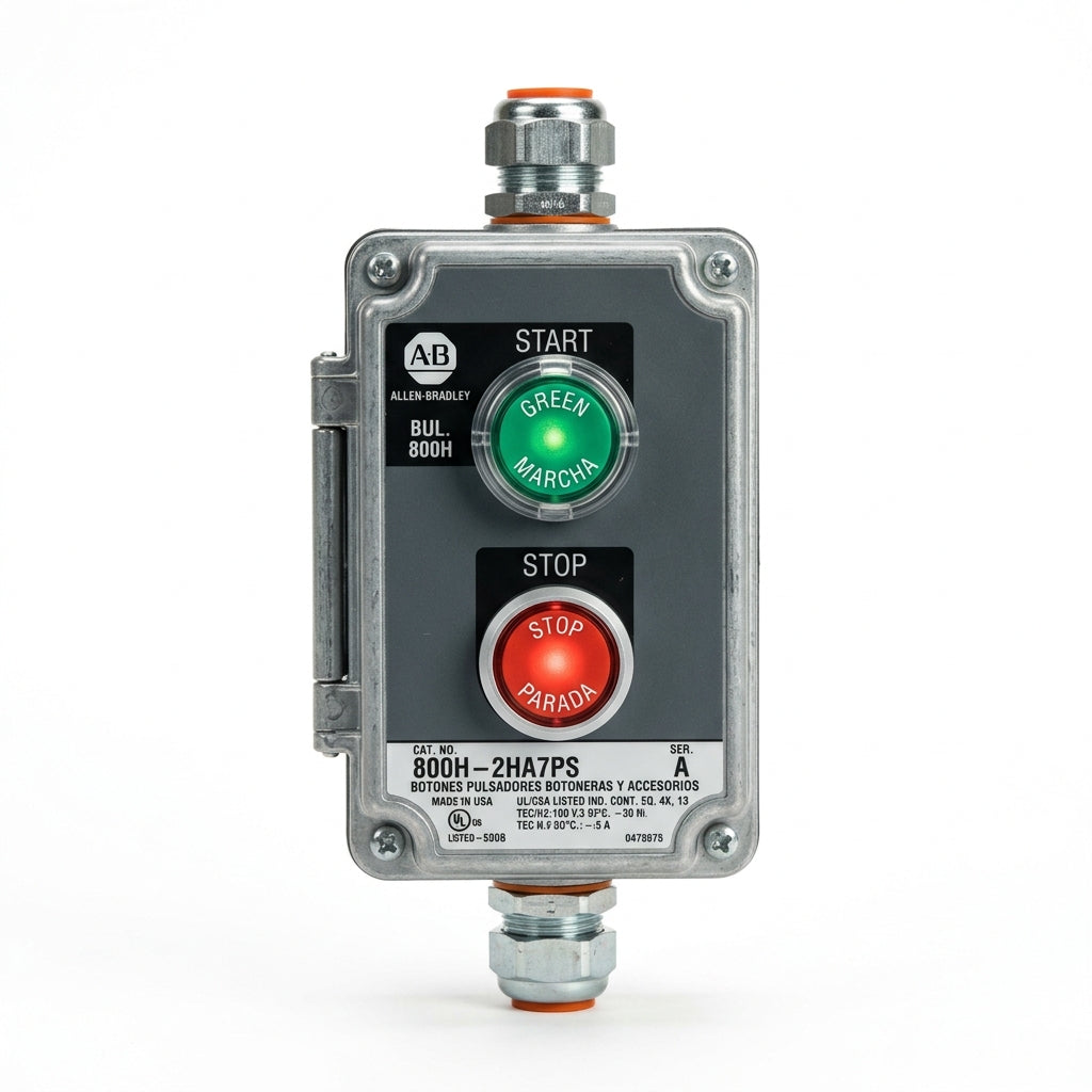 ALLEN-BRADLEY 800H-2HA7PS BOTONES PULSADORES BOTONERAS Y ACCESORIOS