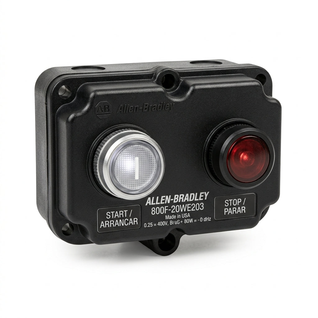 ALLEN-BRADLEY 800F-20WE203 BOTONES PULSADORES BOTONERAS Y ACCESORIOS