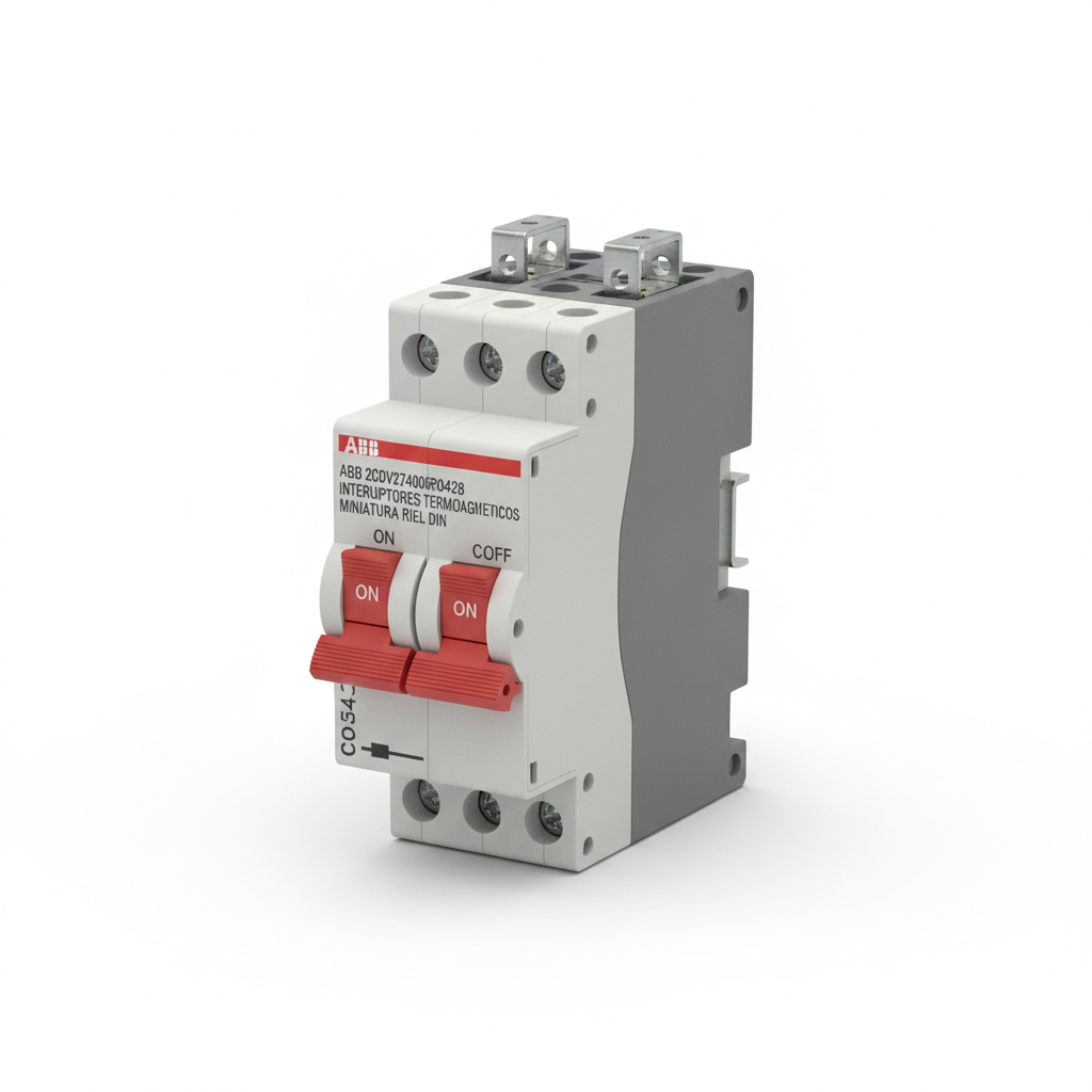ABB 2CDV274006R0428 INTERRUPTORES TERMOMAGNETICOS MINIATURA RIEL DIN