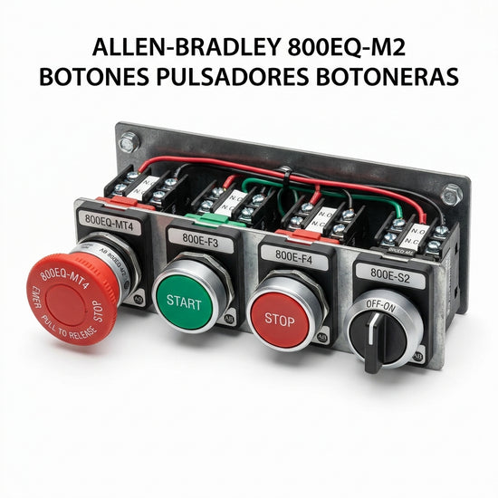 ALLEN-BRADLEY 800EQ-M2 BOTONES PULSADORES BOTONERAS