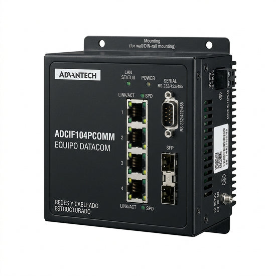 ADVANTECH ADCIF104PCOMO EQUIPO DATACOM (REDES Y CABLEADO ESTRUCTURADO)