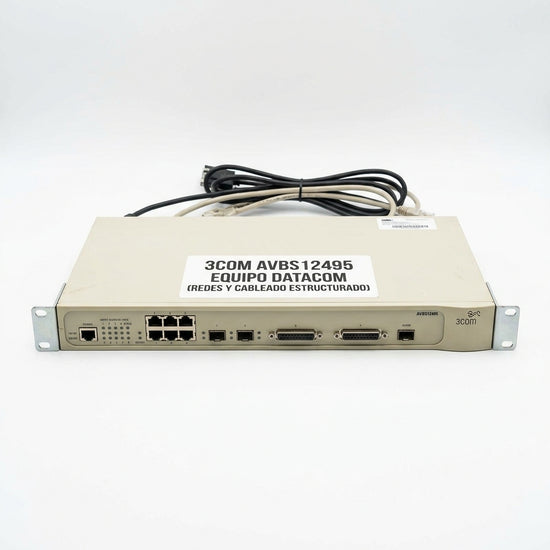3COM AVBS12495 EQUIPO DATACOM (REDES Y CABLEADO ESTRUCTURADO)