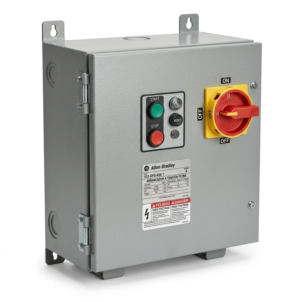 ALLEN-BRADLEY 512-DFB-A3K-1 ARRANCADORES A TENSION PLENA