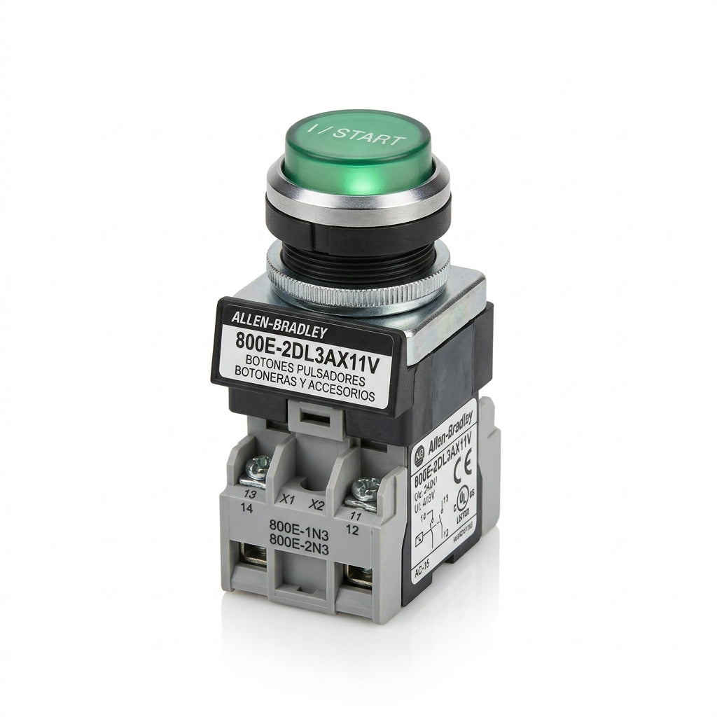 ALLEN-BRADLEY 800E-2DL3AX11V BOTONES PULSADORES BOTONERAS Y ACCESORIOS