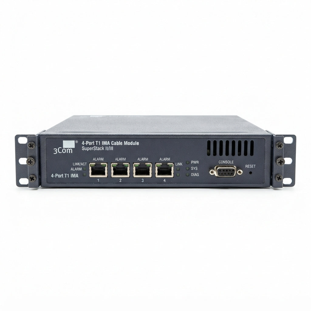 3COM 4-PortT1IMACable ACCESS POINTS- GATEWAYS-MODEMS-SWITCHES-ROUTERS