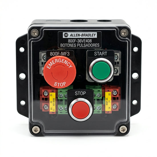ALLEN-BRADLEY 800F-36VE408 BOTONES PULSADORES BOTONERAS Y ACCESORIOS