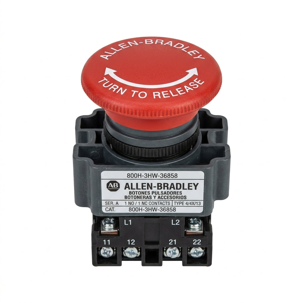 ALLEN-BRADLEY 800H-3HW-36858 BOTONES PULSADORES BOTONERAS Y ACCESORIOS