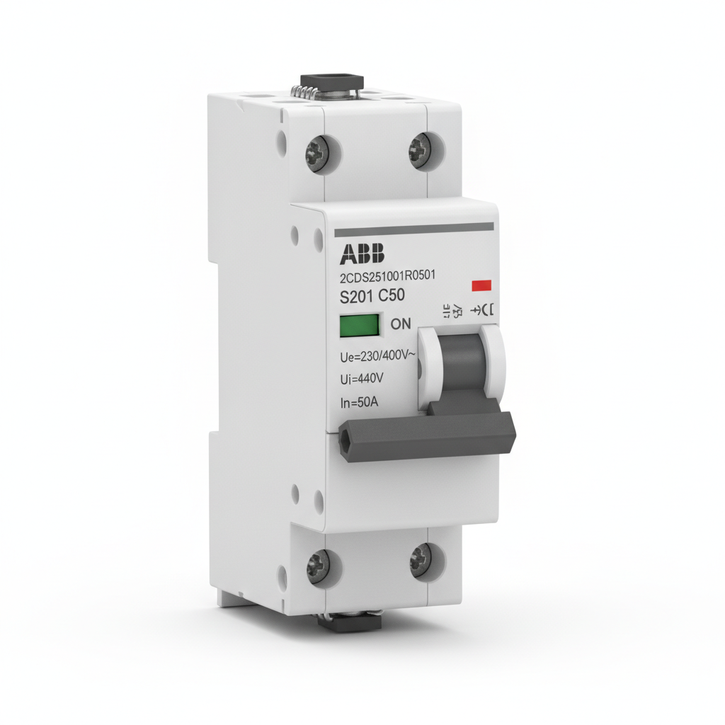 ABB 2CDS251001R0501 INTERRUPTORES TERMOMAGNETICOS MINIATURA RIEL DIN