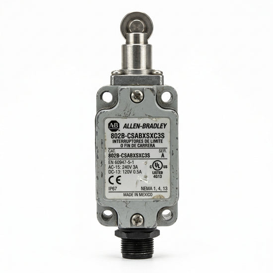 ALLEN-BRADLEY 802B-CSABXSXC3S INTERRUPTORES DE LIMITE O FIN DE CARRERA