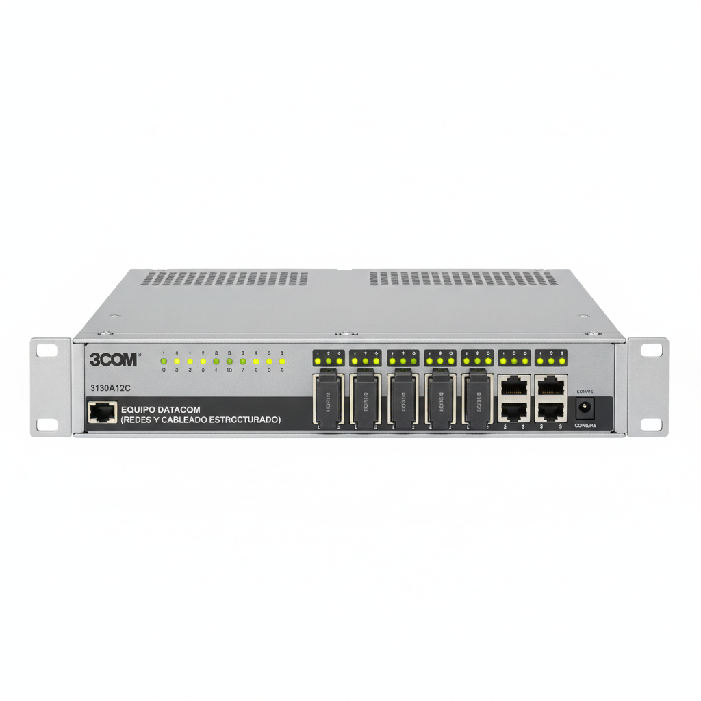 3COM 3130A12C EQUIPO DATACOM (REDES Y CABLEADO ESTRUCTURADO)