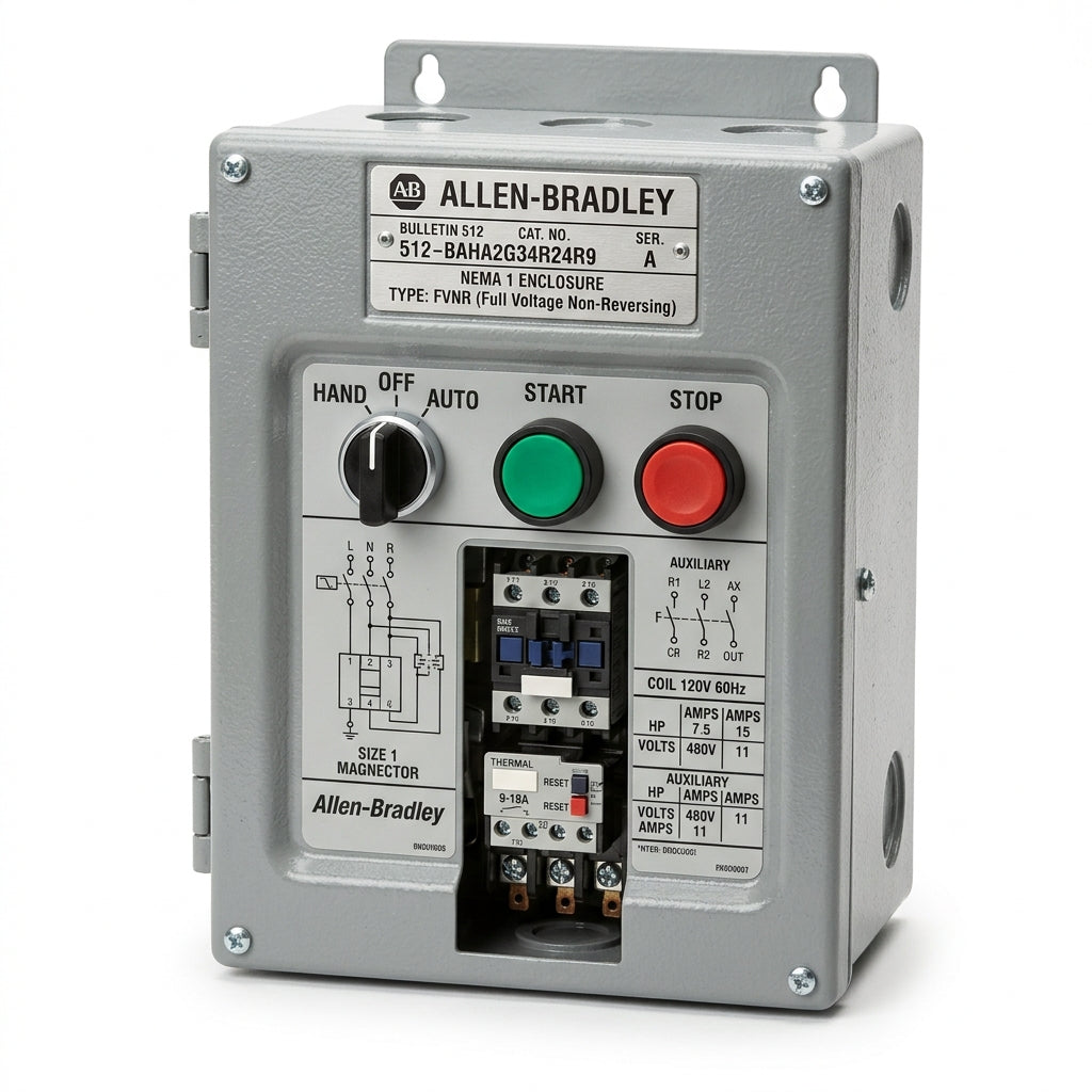 ALLEN-BRADLEY 512-BAHA2G34R24R9 ARRANCADORES A TENSION PLENA