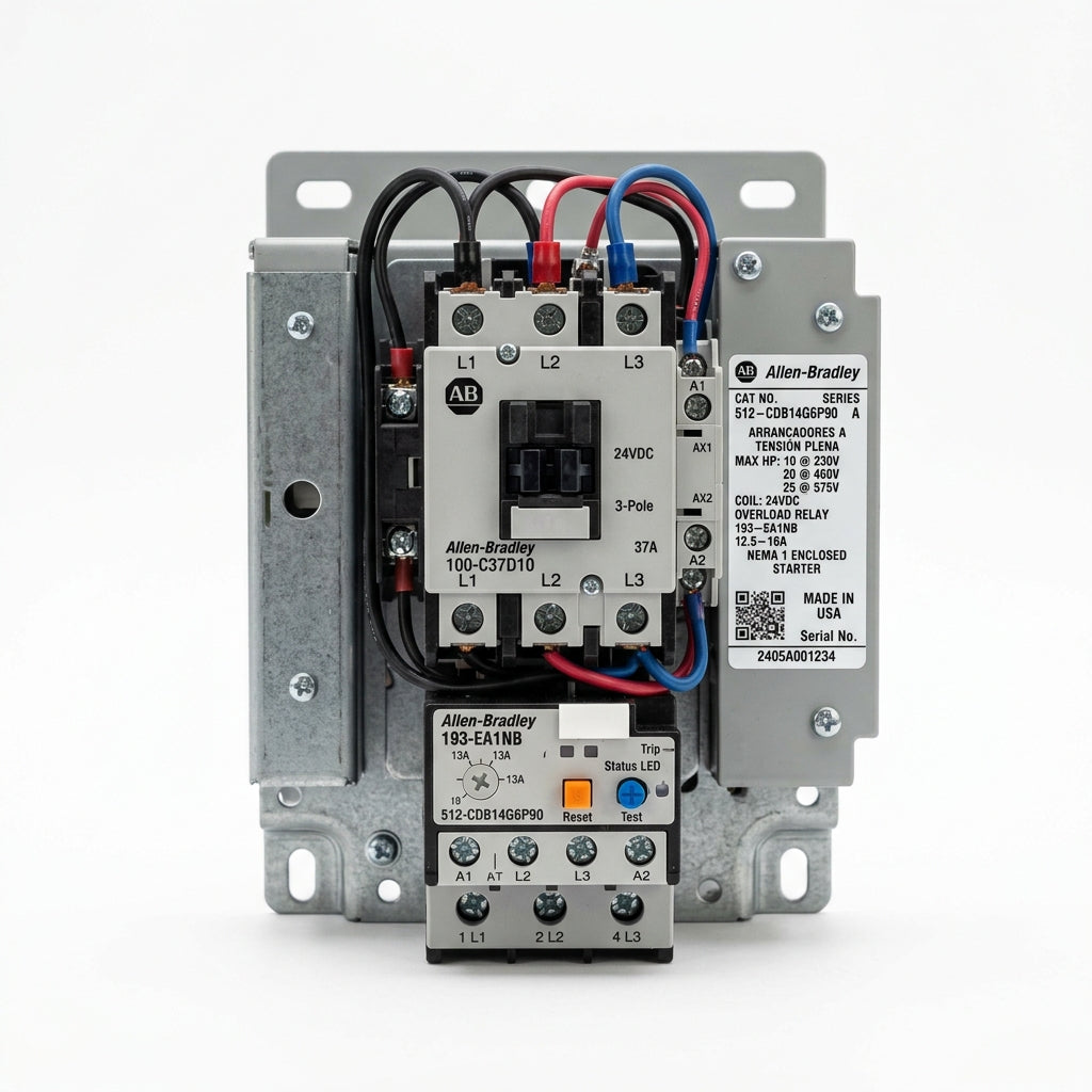 ALLEN-BRADLEY 512-CDB14G6P90 ARRANCADORES A TENSION PLENA