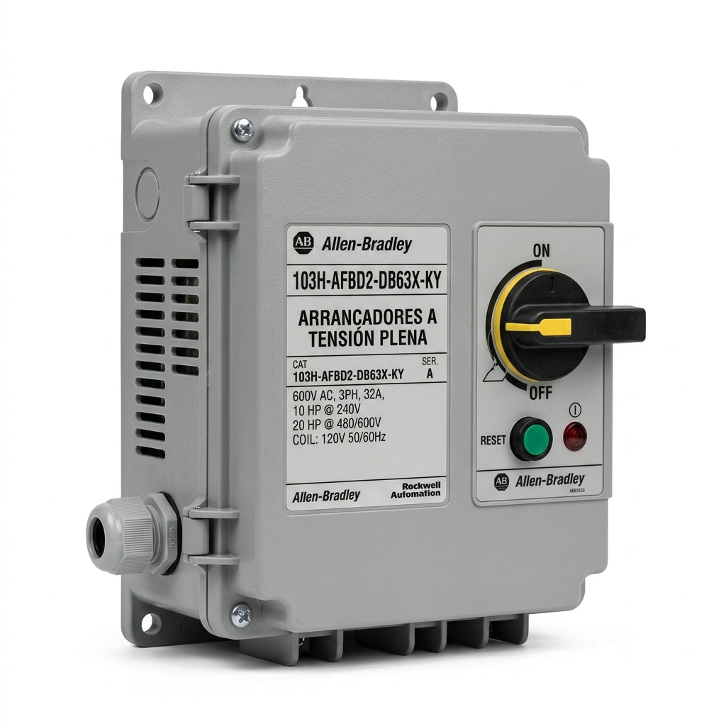 ALLEN-BRADLEY 103H-AFBD2-DB63X-KY ARRANCADORES A TENSION PLENA